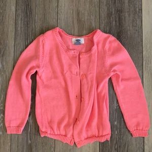 Peach cardigan from Old Navy